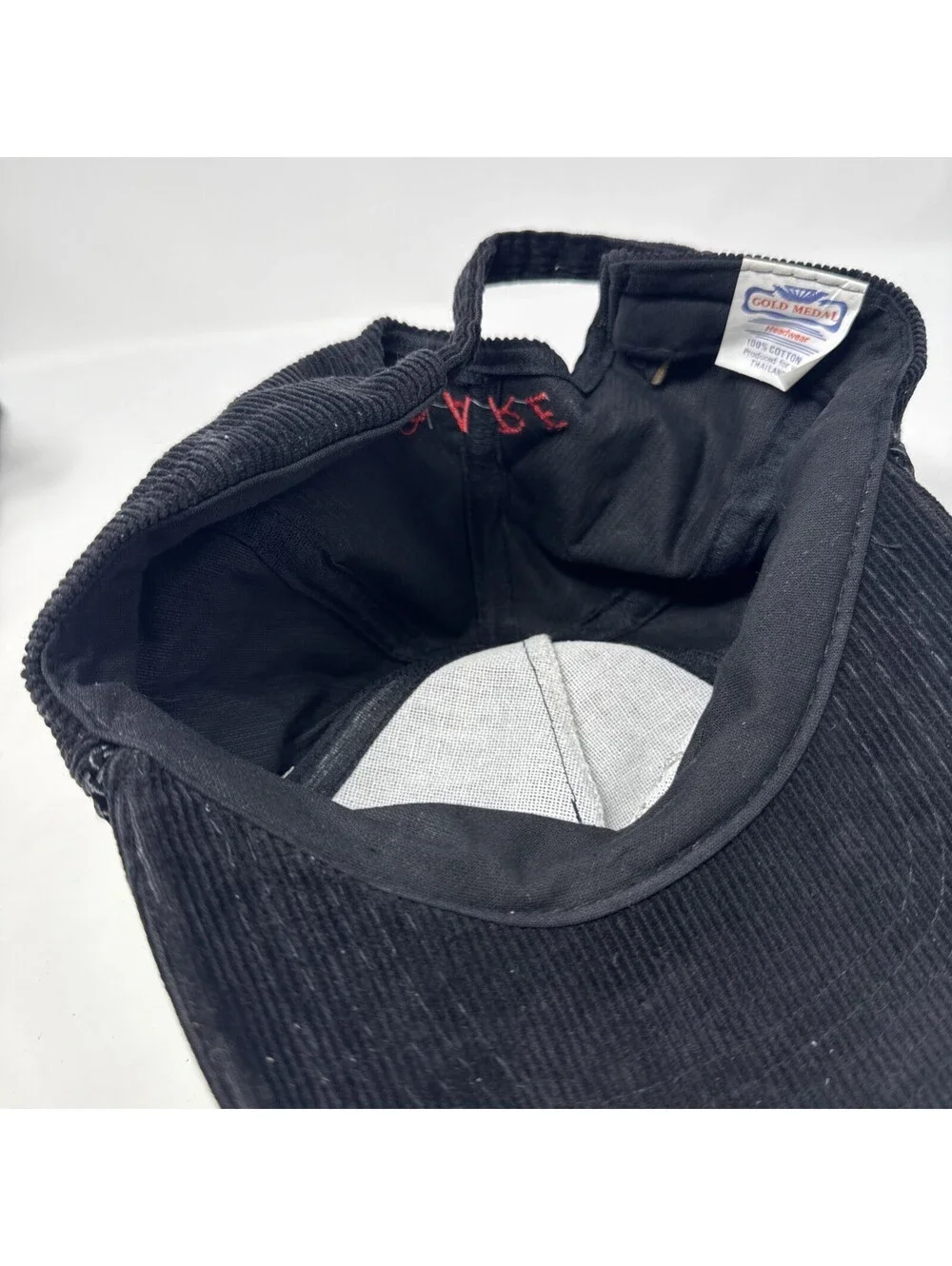Bed Rock Car Club Soft Black Hat Adjustable
